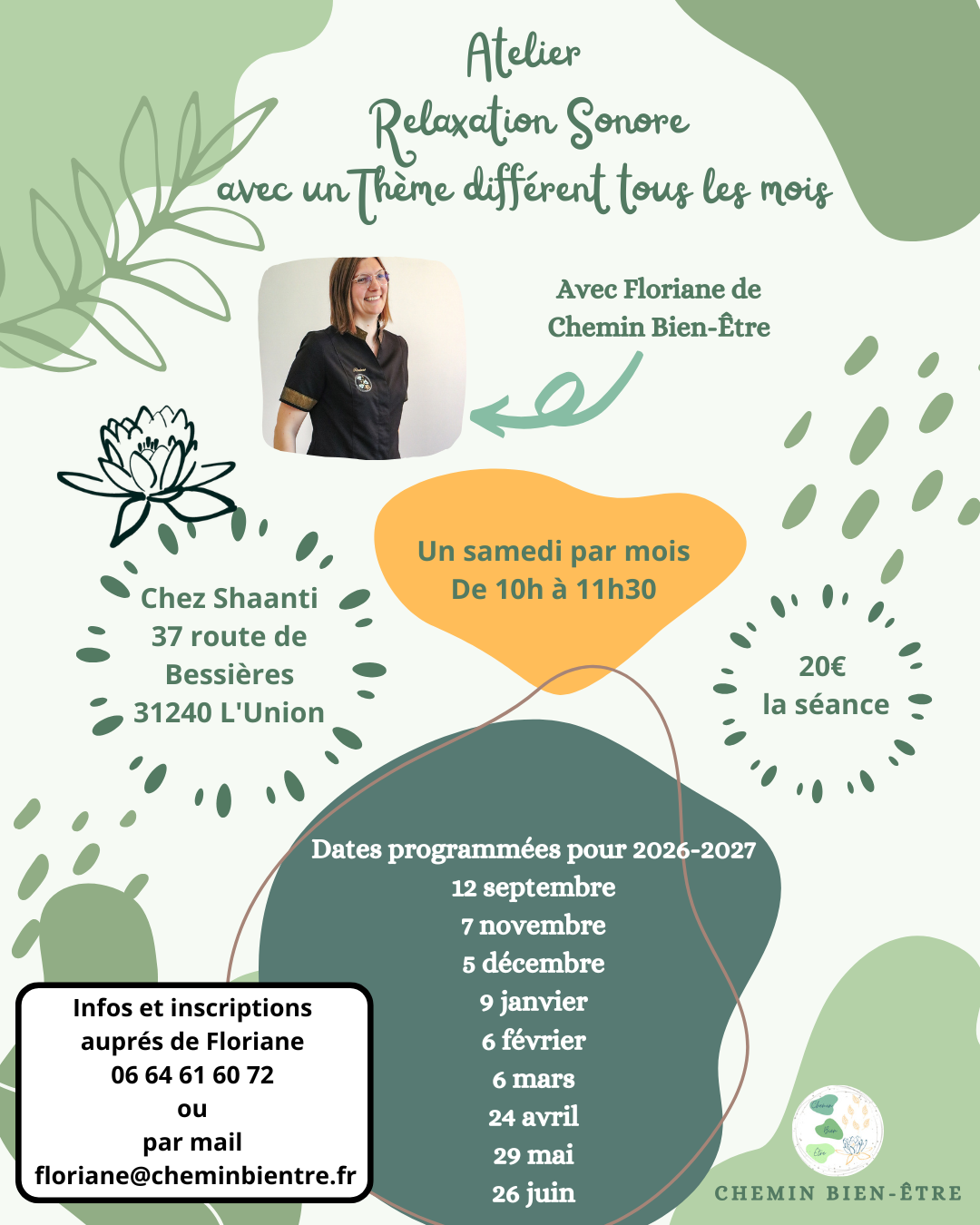Atelier relaxation sonore 2025-2026